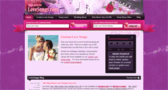 Desktop Screenshot of lovesongs.com