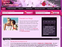 Tablet Screenshot of lovesongs.com